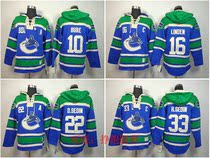 Vancouver Canucks French retro sweater 10# Bure Linden Sedin Hoodies