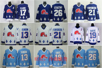 Quebec Nordiques Quebec northerner ice hockey clothes Sakic Forsberg Jersey