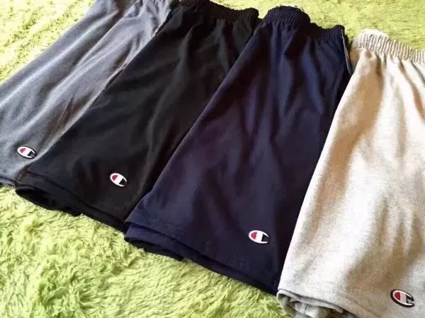 Vô địch Spot Champion nhỏ c thêu logo cotton quần short nam và nữ quần thể thao mùa hè phiên bản Mỹ chính hãng
