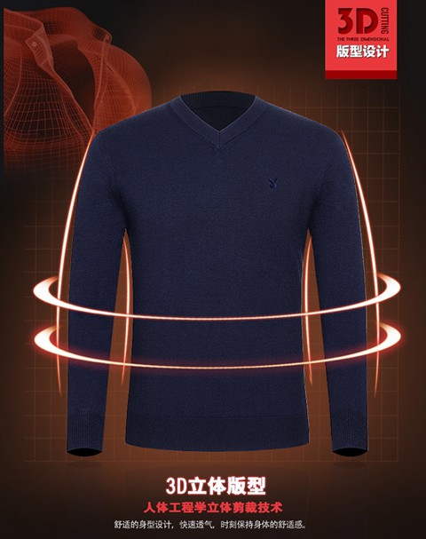 Áo len mùa thu và mùa đông của nam giới V-cổ dày cỡ lớn cashmere đan áo len tay áo rộng tay áo dài quần thể thao nam