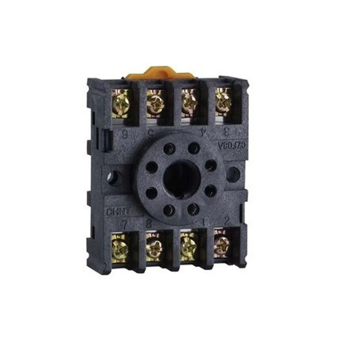 Chint relay base CZF08A with JSZ3 JSS48A JQX JTX-2C MK 8 foot seat