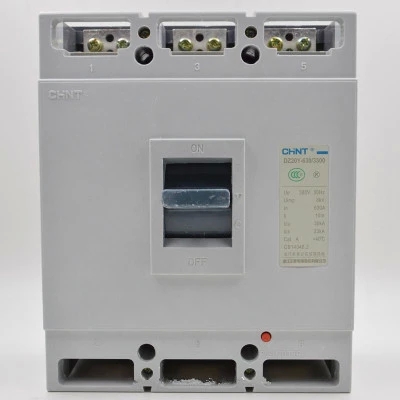 Zhengtai molded case circuit breaker DZ20Y-630 3300 630A air switch 3P three-pole open