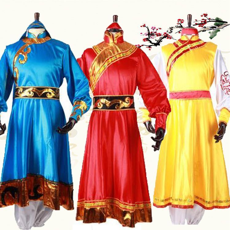 Boutique Mongolian clothing men's Mongolian robes Mongolian costumes to dress the men's minority clothing life clothes