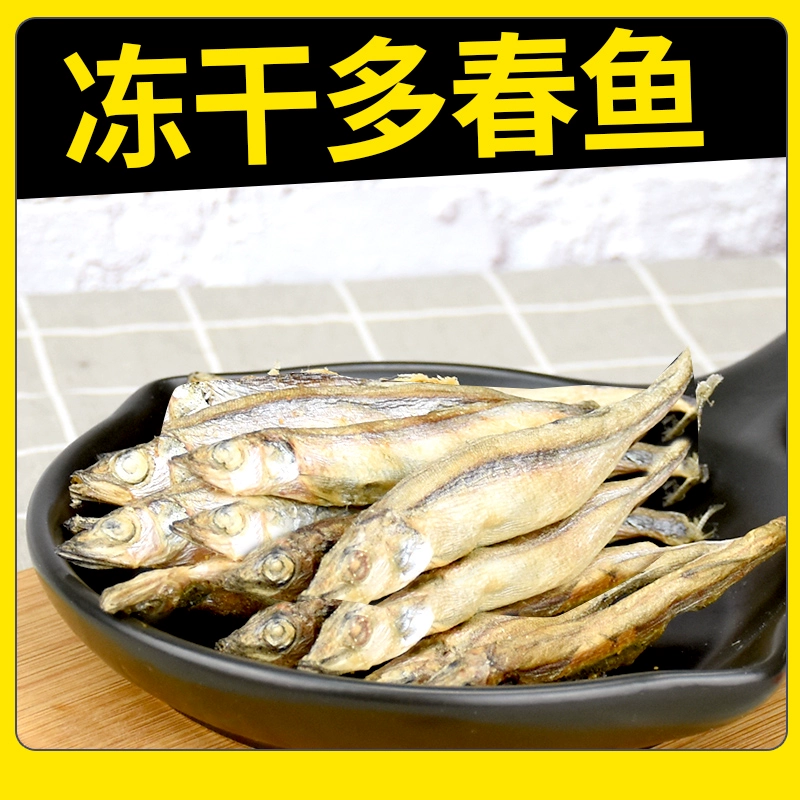 Cá khô đông lạnh Snapdragon bổ sung dinh dưỡng và bổ sung canxi cho mèo 100g Đồ ăn nhẹ cho mèo Thanh mèo Dải mèo Đóng hộp cá nhỏ Đồ ăn vặt cho mèo khô - Đồ ăn nhẹ cho mèo