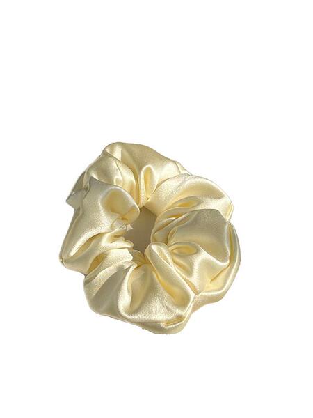30mm Silk Scrunchie 4cm Hair Tie 100% Mulberry Silk Heavy-Duty Thickened High-End Vintage Hair Rope Hair Accessory — 5