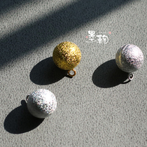 Totally enclosed all-copper domestic water sound Suzuki hand bow ball quality boutique plated gold silver color frosted accessories handmade diy