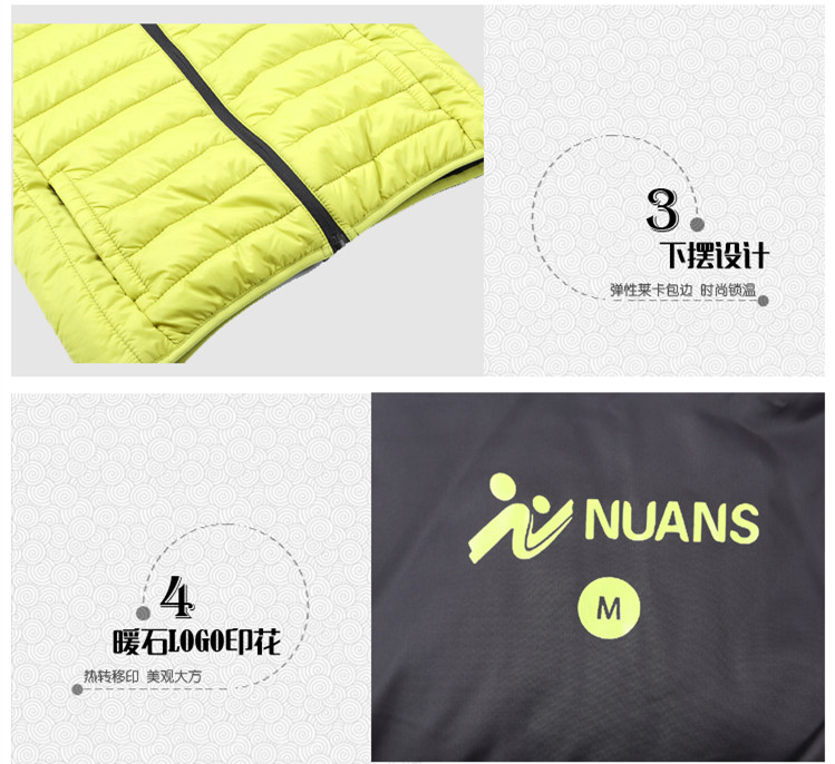 Áo ấm bằng đá mỏng cotton nữ ngắn phần nhẹ thể thao giản dị trùm đầu xuống áo khoác cotton áo khoác trung niên nữ - Quần áo độn bông thể thao áo khoác phao trẻ em