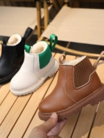 Martens, детские зимние нескользящие утепленные удерживающие тепло короткие сапоги, коллекция 2022, мягкая подошва