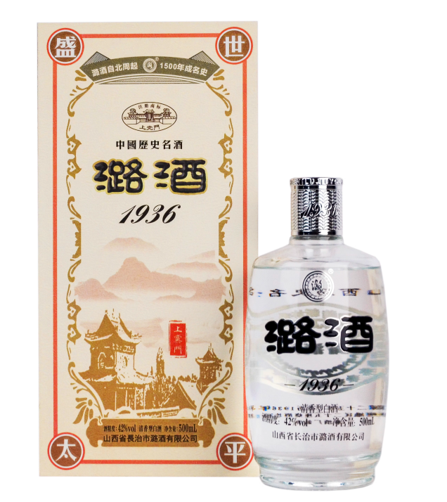 6瓶长治潞酒新1936白酒500mL42度清香型白酒礼盒装纯粮山西地方酒评价