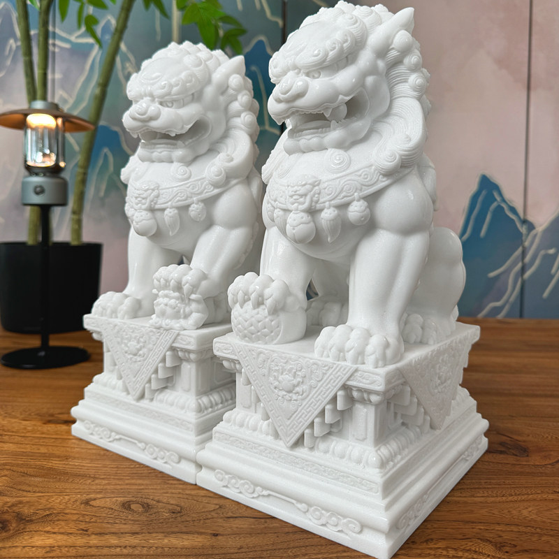 25年最新测评｜石狮子一对石雕小狮子到底值不值？汉白玉材质+传统工艺