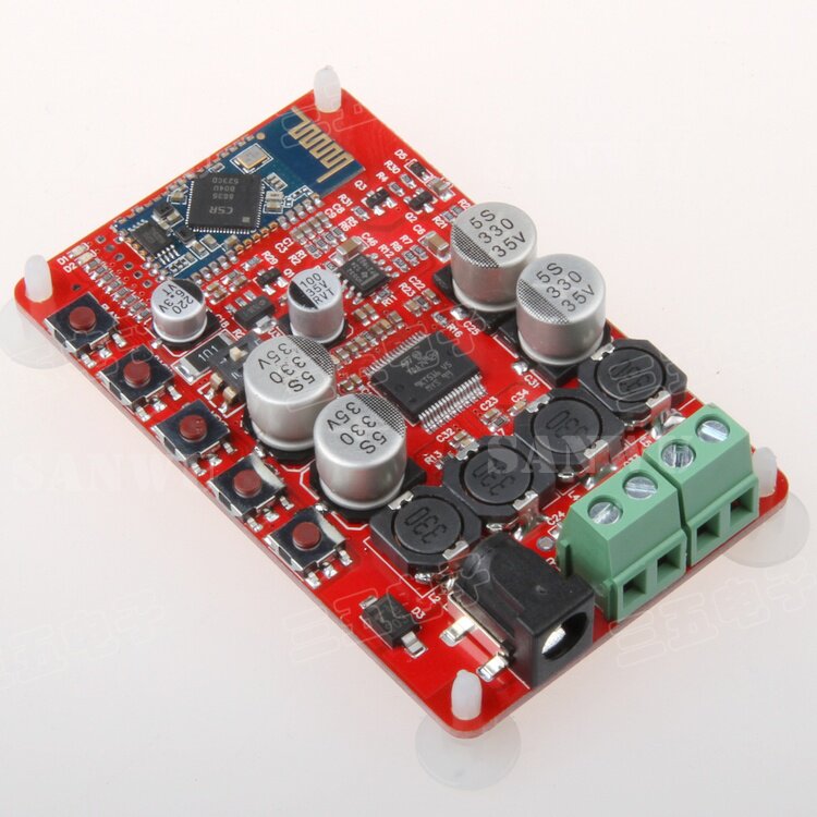 TDA7492P Bluetooth amplifier board Bluetooth audio receiving front and