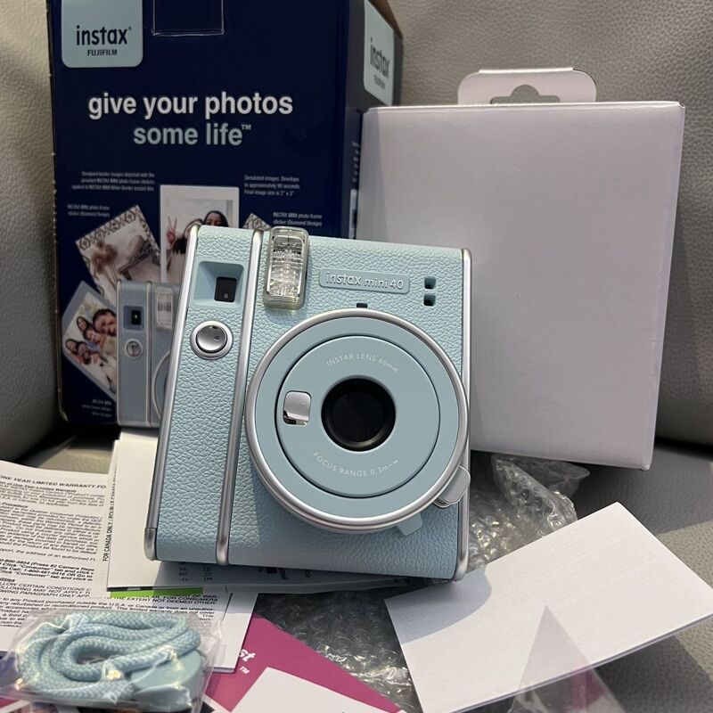 Overseas Version of Fujifilm Instax Mini40 Instant Camera, One-Shot Instant Camera, Mini Upgraded Version
