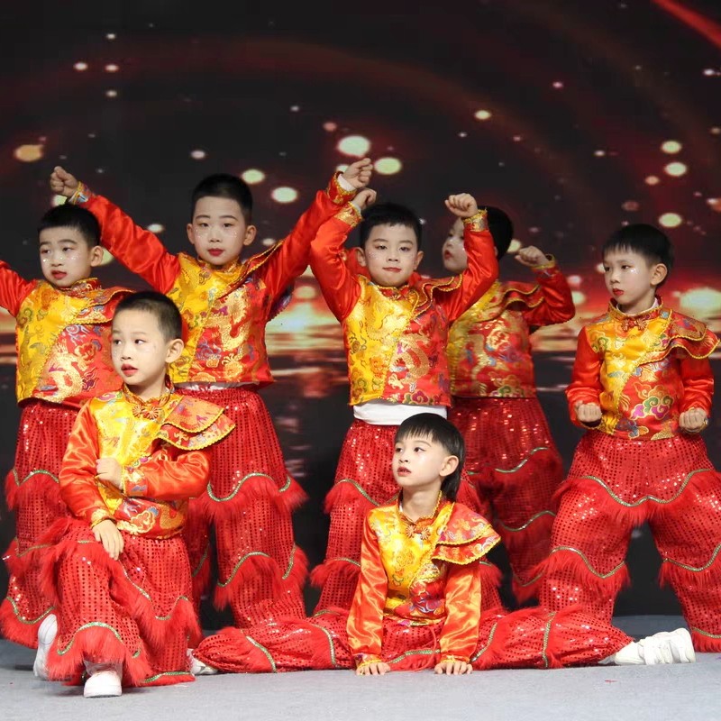 新款舞龙舞狮服装:传统与时尚的完美碰撞,燃爆你的民族舞蹈之夜!-秧歌服-淘宝百科网