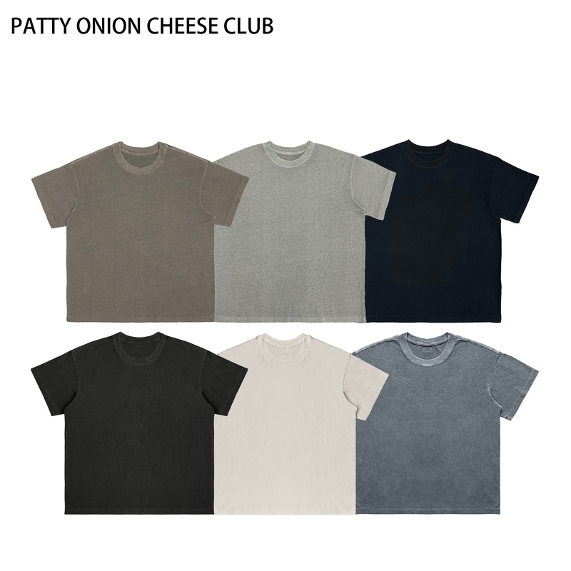 Single-Stitched Vtg Base Shirt Special Edition.... Single-Stitched Short-Sleeve Washed Vintage Plain Short-Sleeve Shirt