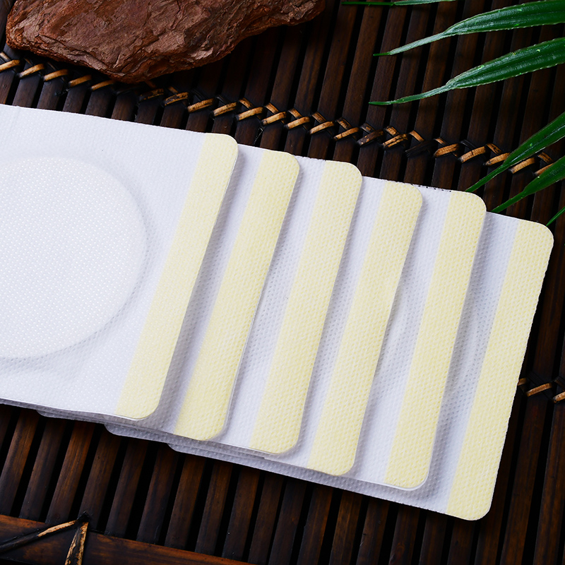 100 6 * 6cm paste plaster with blank powder plaster three voltage paste three - volt stick belly button paste paste paste