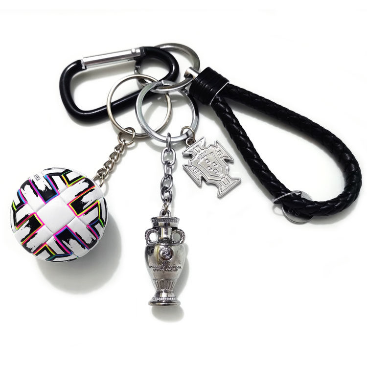 Portugal France Italy Belgium National Team Emblem Trophy Key Button Football Pendants Souvenir Trinkets-Taobao