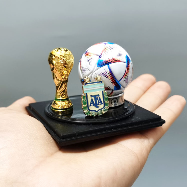 Brazil Argentina Spain Portugal Italy Wales National Team trophy Desktop Fans Ornament-Taobao