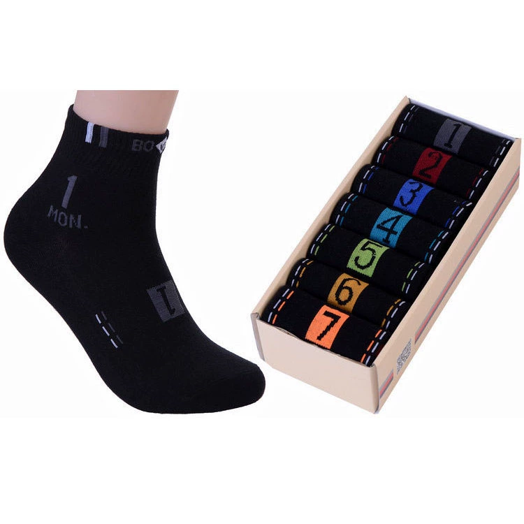 Chủ nhật bảy ngày vớ 7th socks nam của phụ nữ sinh viên thể thao cotton ống mùa xuân hè ống ngắn vớ cotton tất chân