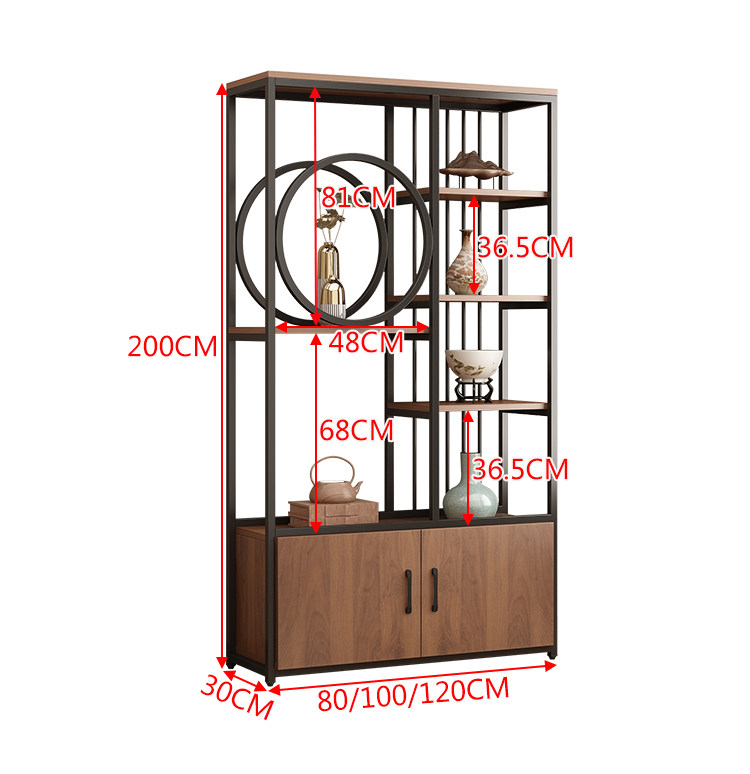 Стеллаж складной 80 см орех