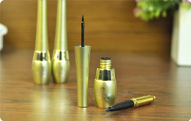 Heng Phường Vàng Chai Bút kẻ mắt đôi + Gel kẻ mắt không thấm nước Không bắt đầu học sinh - Bút kẻ mắt kẻ mắt cho người mới bắt đầu
