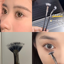 Blogger recommends not IQ tax brush under eyelashes really cow folding fan lashes rooted fiber long