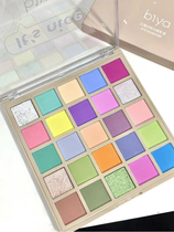 biya Macaron 25 color eye disk color flash pearl bright slice of gentle orange brown large earth color niche