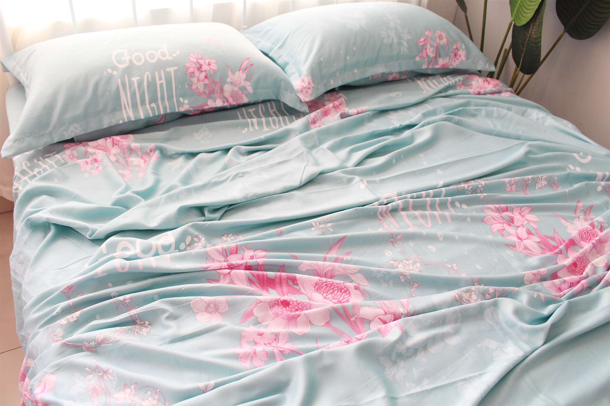 Mùa hè 60 Tencel Sheets Single Silk Country Garden Single Single Student Ký túc xá 1.51.8m Giường - Khăn trải giường ga giường cưới