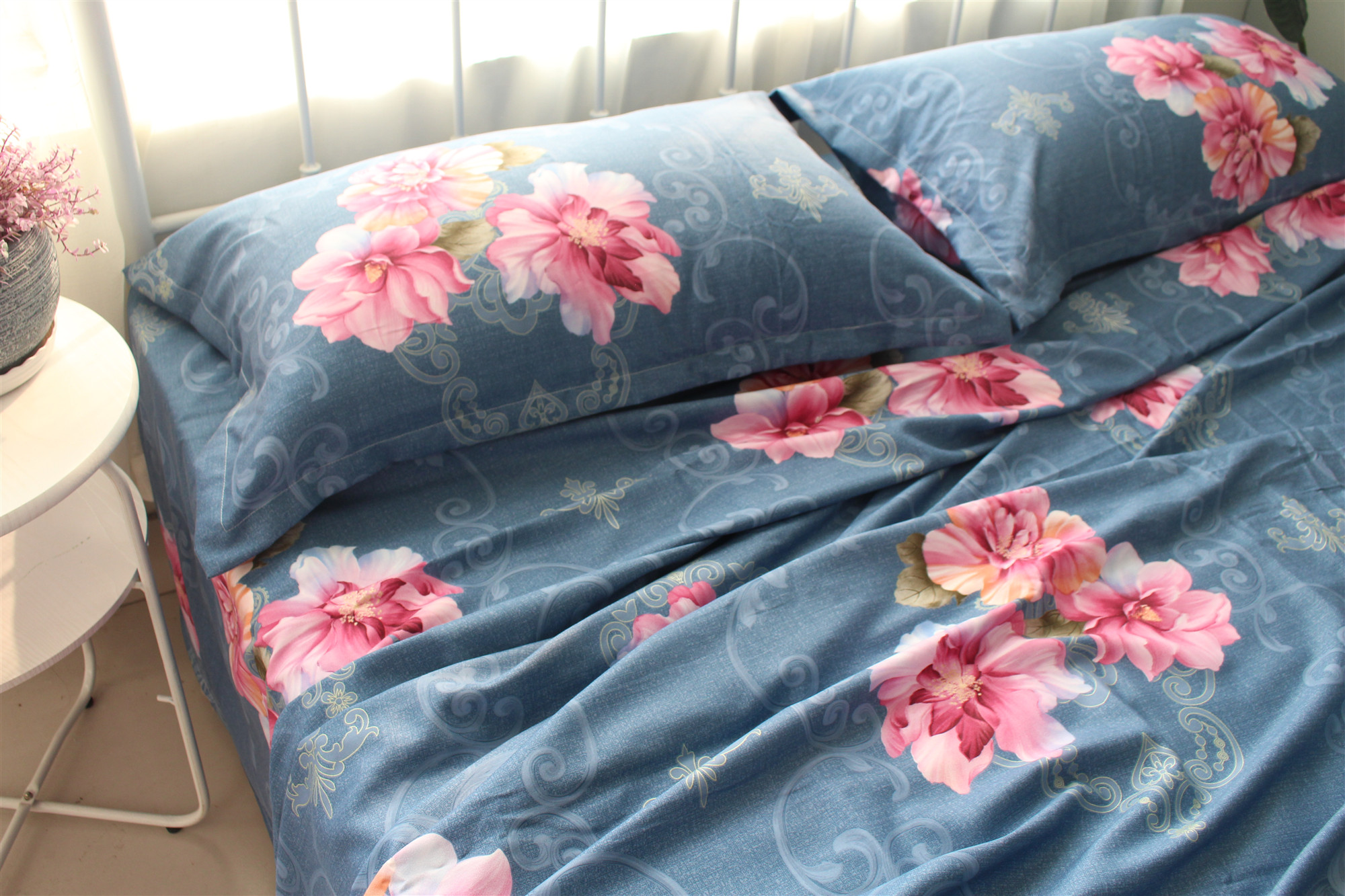 Mùa hè 60 Tencel Sheets Single Silk Country Garden Single Single Student Ký túc xá 1.51.8m Giường - Khăn trải giường ga giường cưới