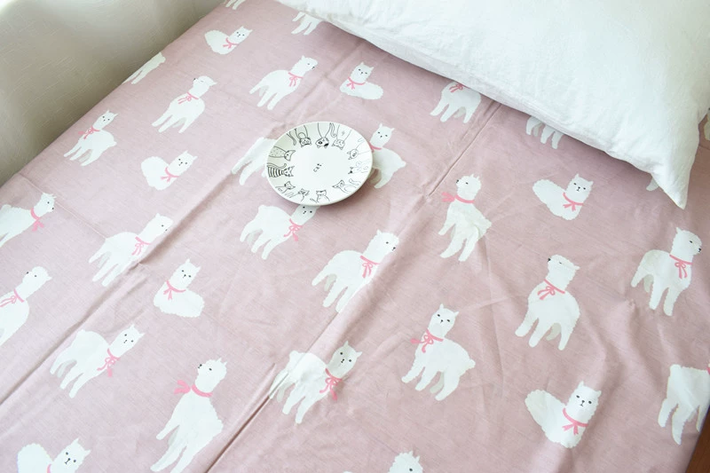 Khăn trải giường bằng vải cotton, một mảnh, vải bông