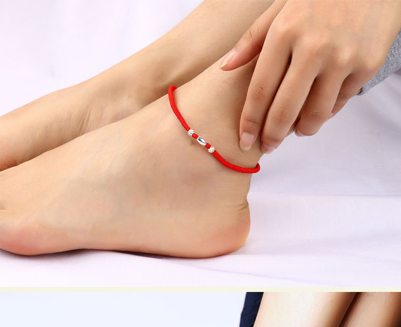 Bracelet de cheville Femme OYSHIPIN   en Argenterie - Ref 3101583 Image 12