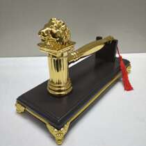 Decoration company opening ceremony hammer custom logo faucet unicorn metal lettering golden start Daji quality hammer