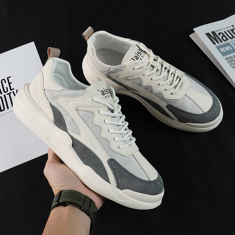 Tide brand men's shoes fashion casual shoes 2021 summer lightweight breathable sports shoes Korean version trend all-match travel shoes