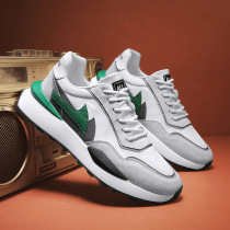 Tide Cards Men Shoes Summer New Argan Shoes Han Prints Fashion Non-slip Running Shoes Students Trend Casual Sports Shoes