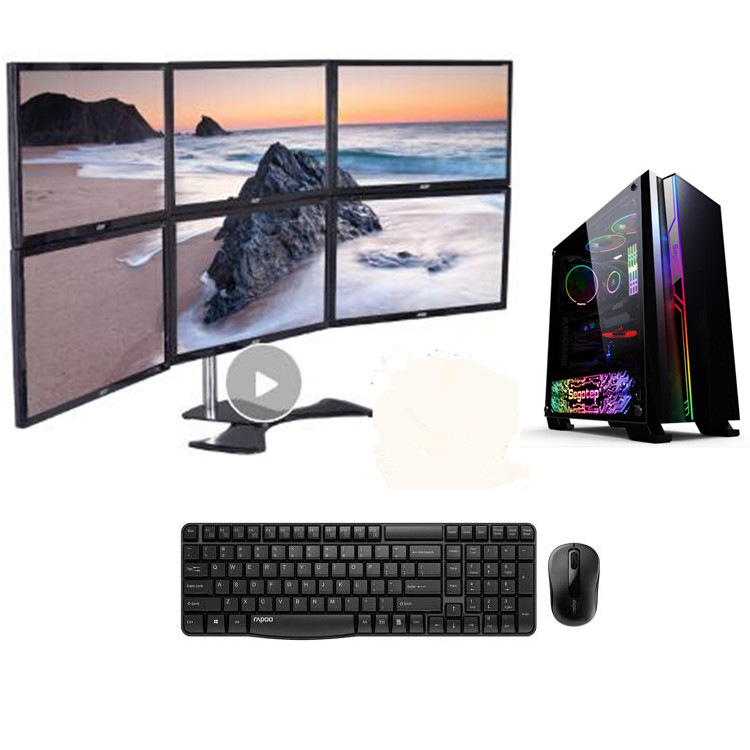 Sparkle six-screen professional multi-screen graphics card multi-screen computer 4-screen 6-screen 8-screen 12-screen stock splicing screen