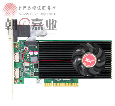 The Jingyu Multiscreen Graphics Card GT730 GT730 2HDMI VGA PCI-E x8 2G Half High 3 Screen Card Professional Control Graphics Card