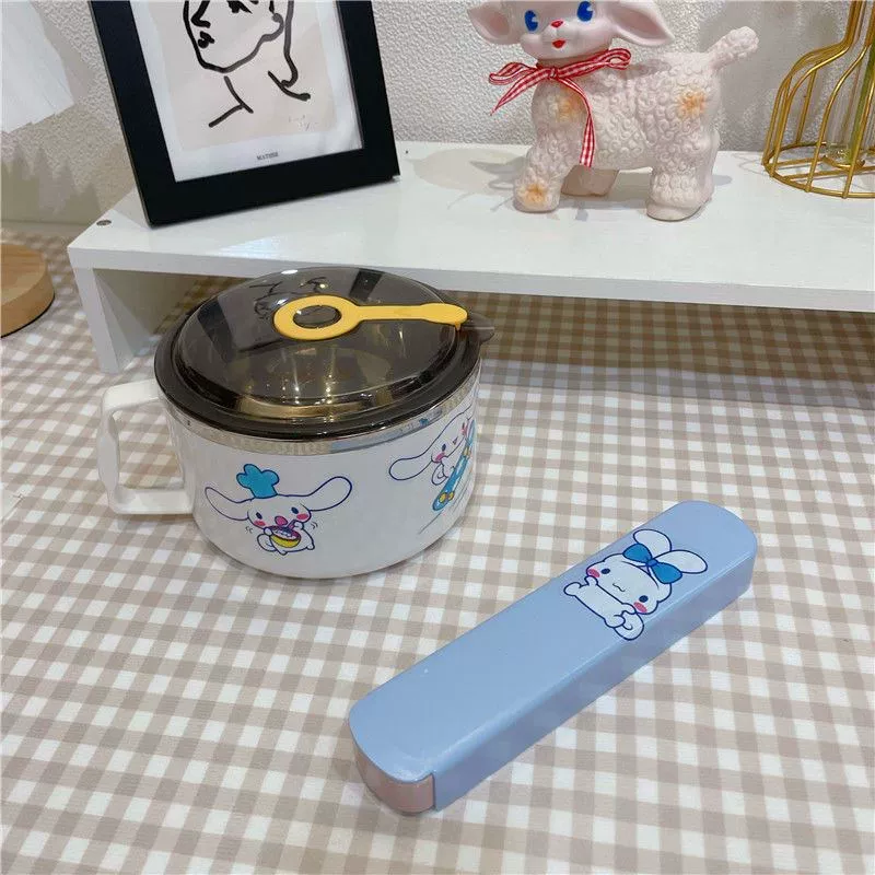 Sanrio, большой симпатичный ланч-бокс из нержавеющей стали для студентов