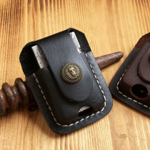 Pi Xiutang lighter leather cover head layer cowhide handmade firemachine cover