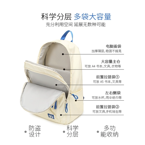 Вместительный и большой ранец, сумка через плечо для школьников, ноутбук, рюкзак, коллекция 2023