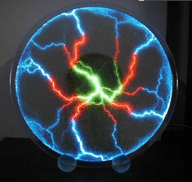 12inch (30cm) Flash Disk Ion Ball Glow Disk Glow Ball Electrostatic Ball Teaching Instrument