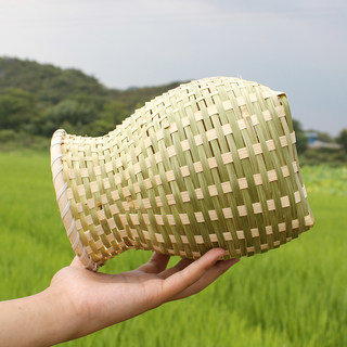 Bamboo fish basket, tea basket, small back basket