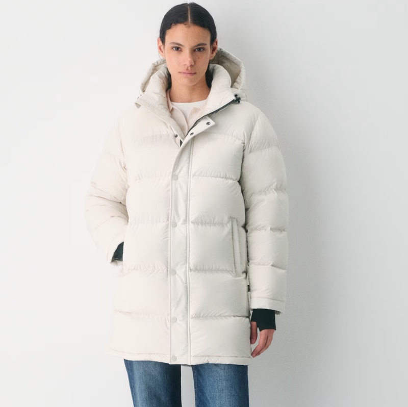 A Brand the Super Puff Winter Women's Mid-Length 6-Compartment down Jacket, Thickened for Temperatures Below -30 Degrees, Canada Purchasing Agent A Brand the Super Puff Winter Women's Mid-Length 6-Compartment down Jacket, Thickened for Temperatures Below -30 Degrees, Canada Purchasing Agent
