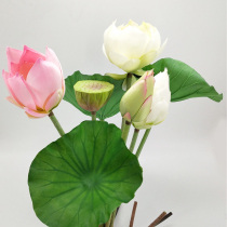 Ancient costume photo props Chinese style photography simulation Lotus Leaf Lotus lotus photo studio theme shooting props ornaments