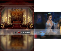 Photo studio Pangu suit photo background ancient style indoor room theme photo background painting wall