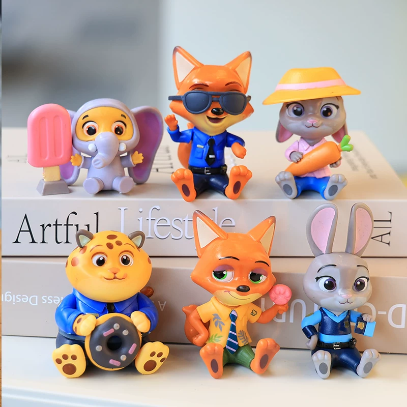 Зоотропик Cartoon Blind Box Model милый животный Джуди Найк кукольные периферийные украшения