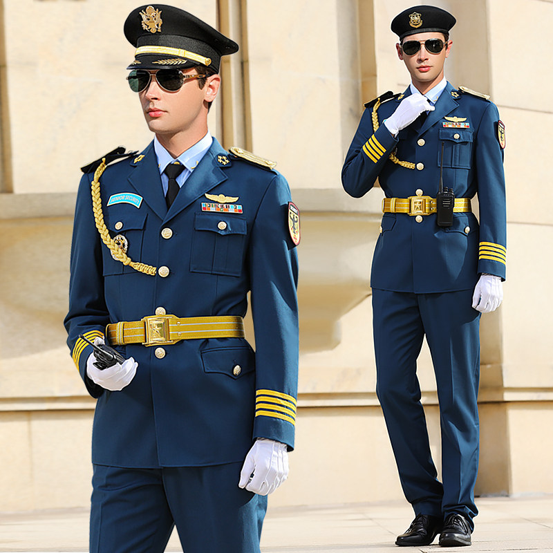 New security overalls suit male spring and autumn army green uniform winter clothing security property image post concierge clothing