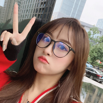 Ultra-light flexible anti-blue light anti-radiation fatigue glasses Men and women with Myopia Black Glasses Frame Transparent Fashion Trends