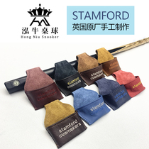 (Black Cow table tennis) British original stamford Stanford Qiaoke bag leather powder bag snooker in eight