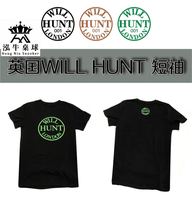 British WILL HUNT pool club T-shirt limited 200 pieces leisure sports cotton T-shirt