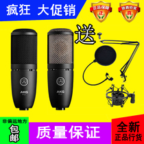 AKG love Technology P120 P220 professional condenser microphone recording microphone Computer network K song live