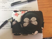 Sony Sony black card camera bag RX100M6M7M5M4M3 protective case camera case leather case